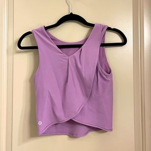 Nulu Twist-Back Yoga Tank Top *light support